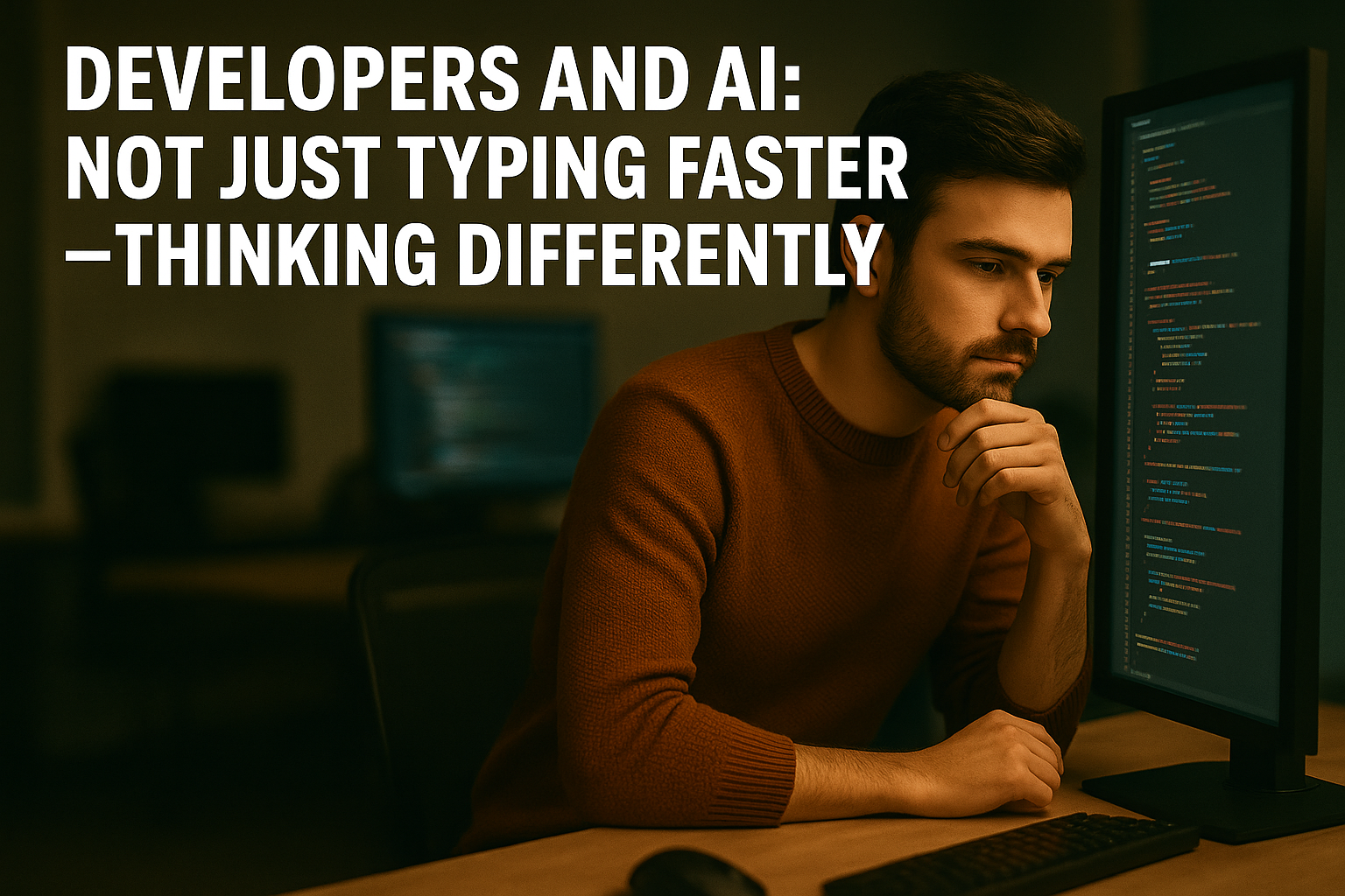 Developers and AI: Not Just Typing Faster — Thinking Differently